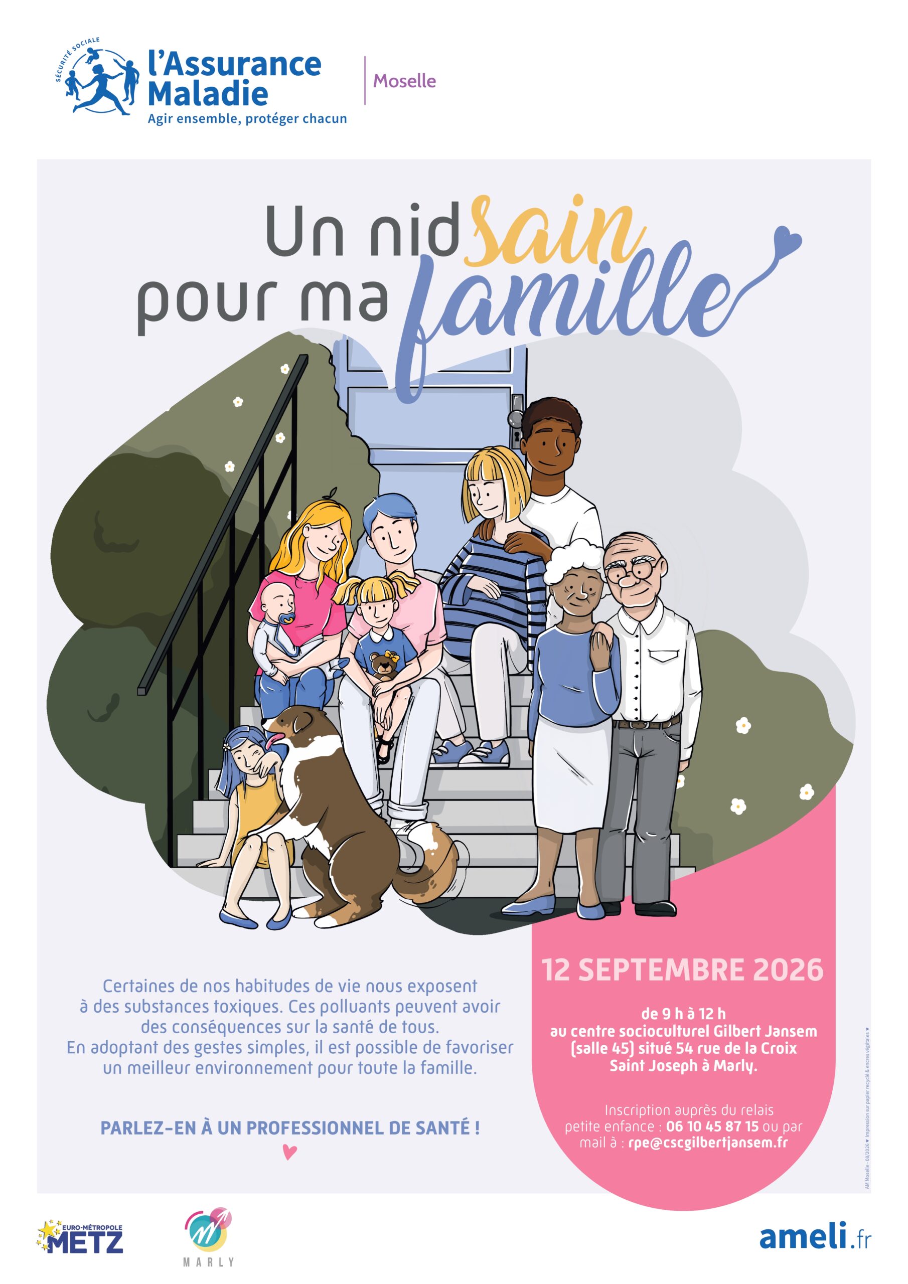 Affiche de l'évènement "Un nid sain pour ma famille"